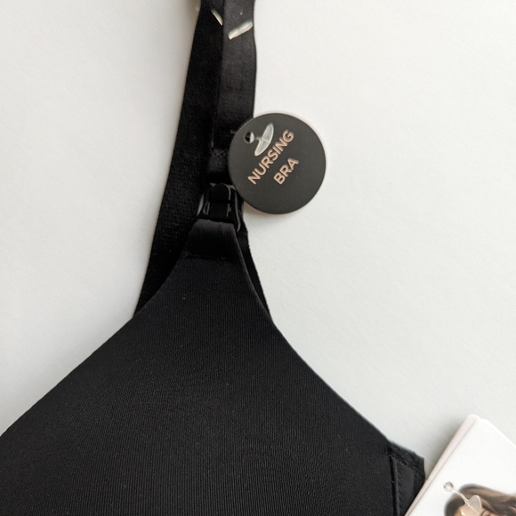 Prima Valentina Intimates Convertible Nursing Bra with Underwire, Black 34B - Picture 8 of 10